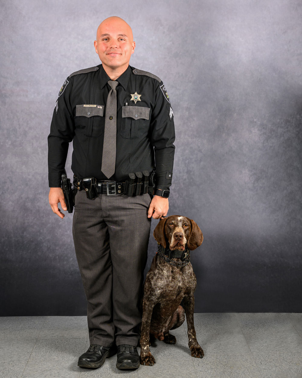 Cpl. Miller and K-9 AGA